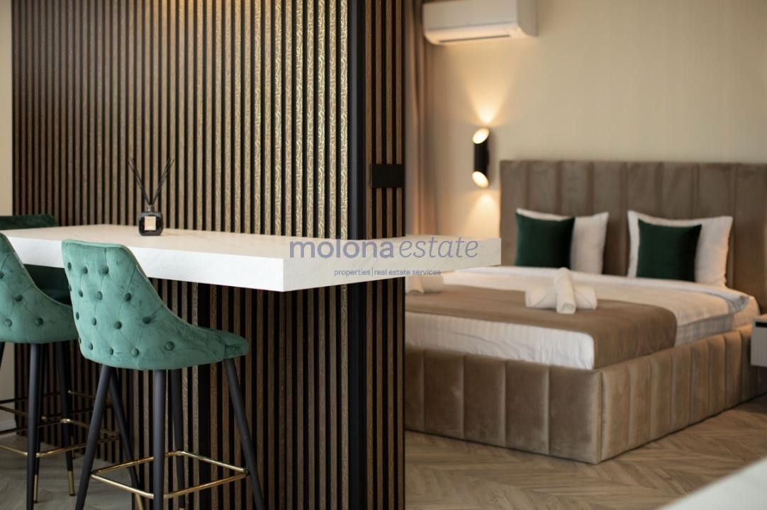 Apartament 1 cameră tip studio, Complet mobilat și utilat.