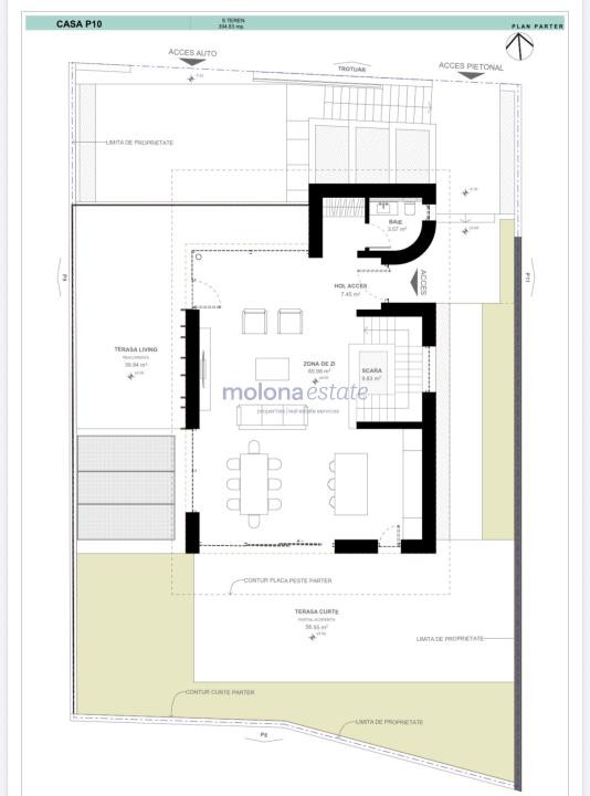 Teren autorizat de casa individuală, cartierul Europa, str luminii