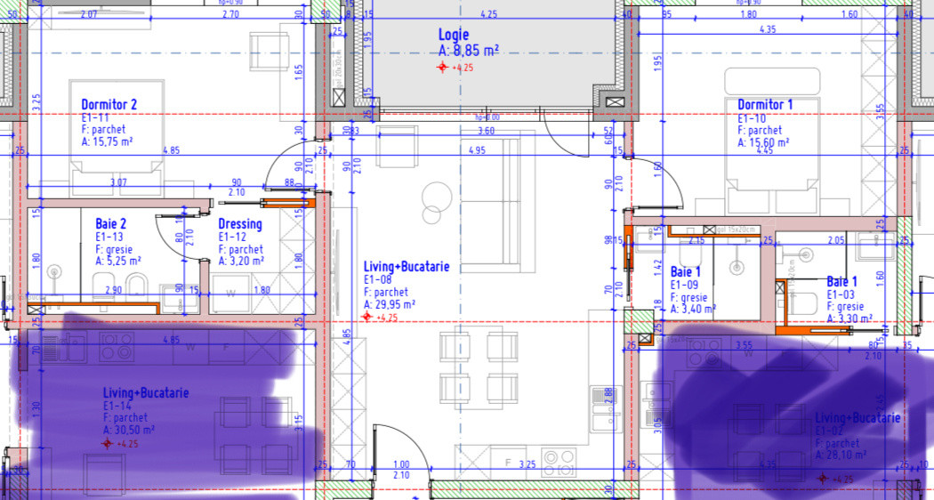 Apartament 3 camere, semifinisat – Semicentral, lângă NTT Data, Cluj-Napoca