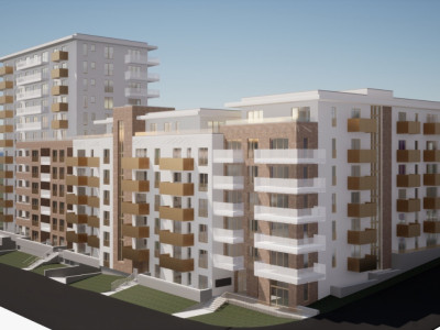  Apartament 2 camere, 67 mp total, 2 balcoane, semifinisat, str. Corneliu Coposu