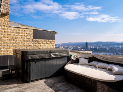 Vând Penthouse 130 mp + Terasă 40 mp | Grigorescu | Jacuzzi, Saună, Piscină