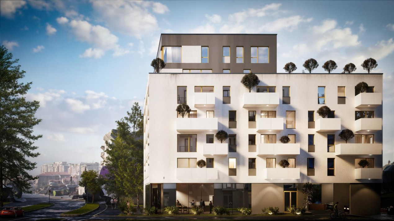 Apartament luminos cu 2 camere într-un proiect NZEB, cu balcon și parcare opțion