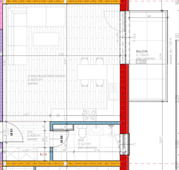 Studio modern cu balcon, etaj 1, ansamblu premium, Cluj